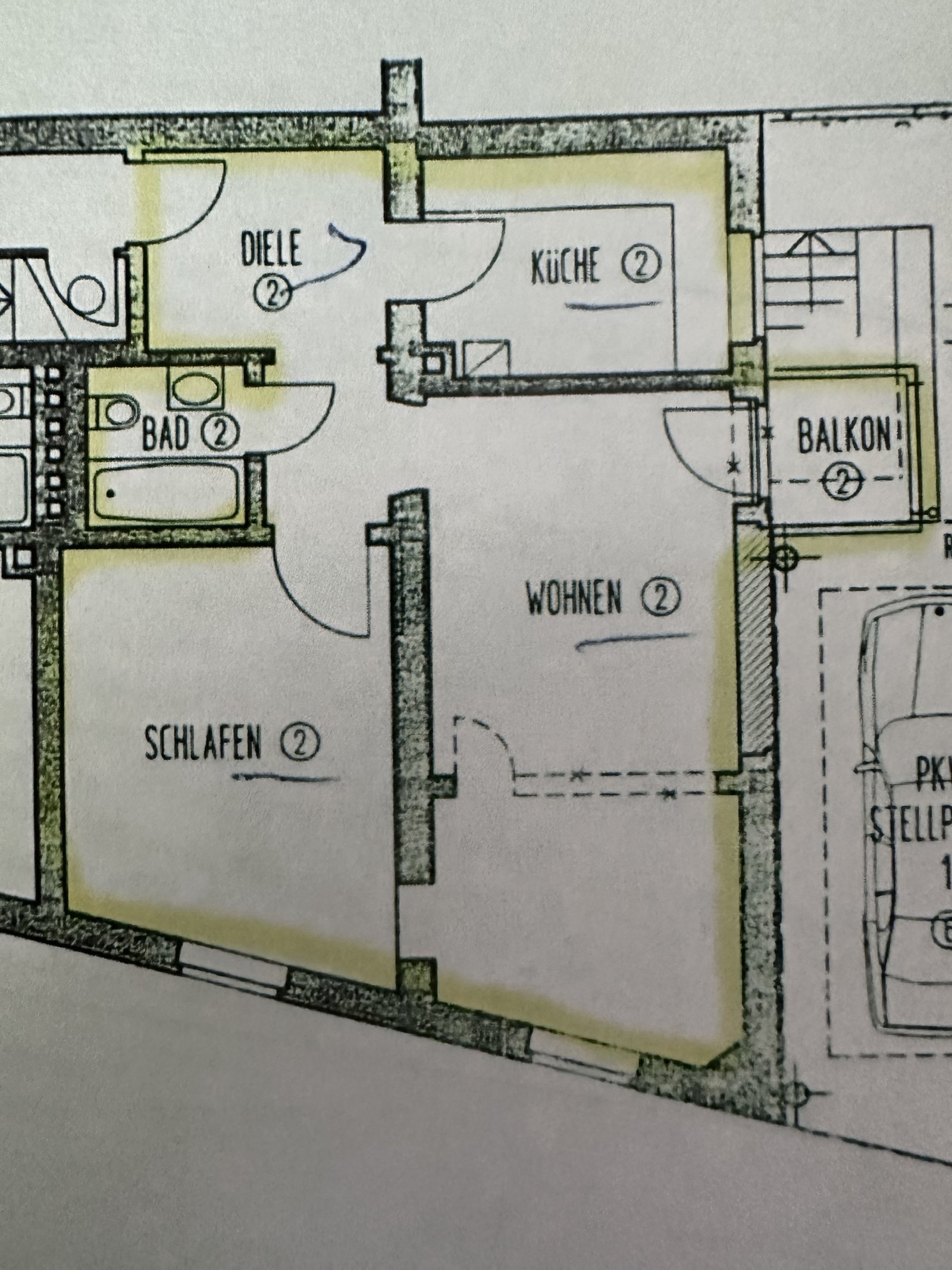 Erdgeschoss Wohnung Nähe Zentrum von BOH zu verkaufen