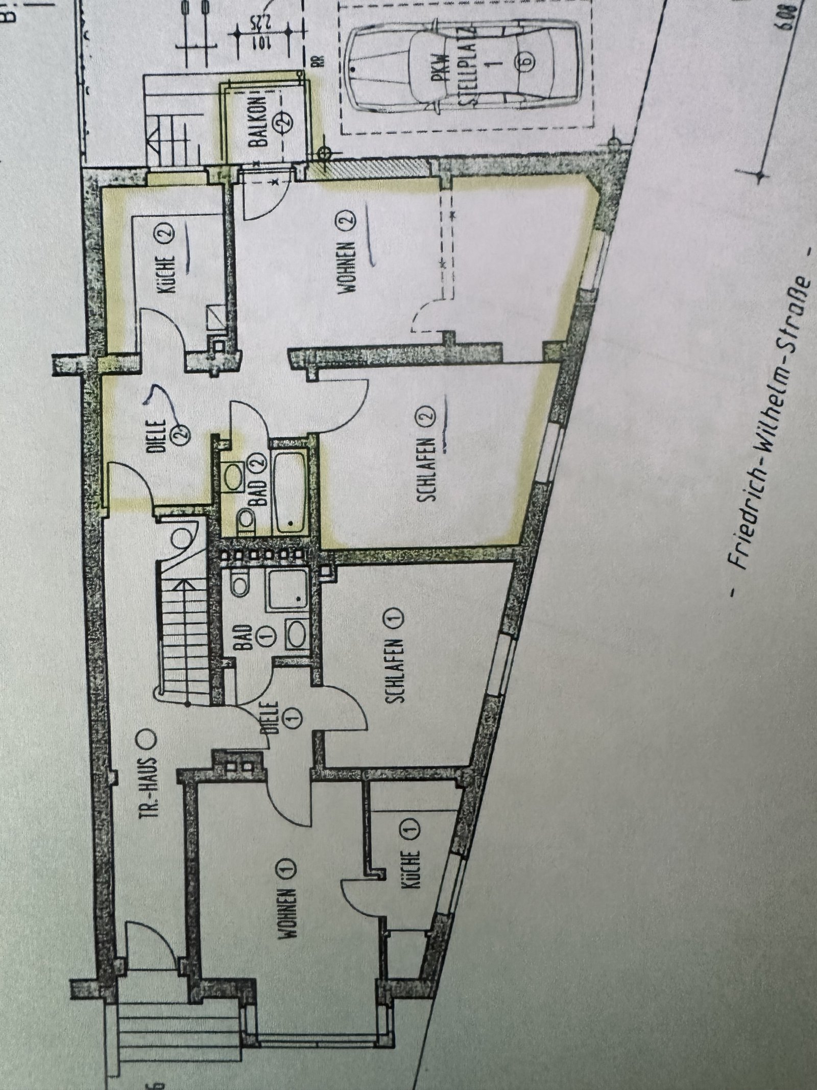 Erdgeschoss Wohnung Nähe Zentrum von BOH zu verkaufen