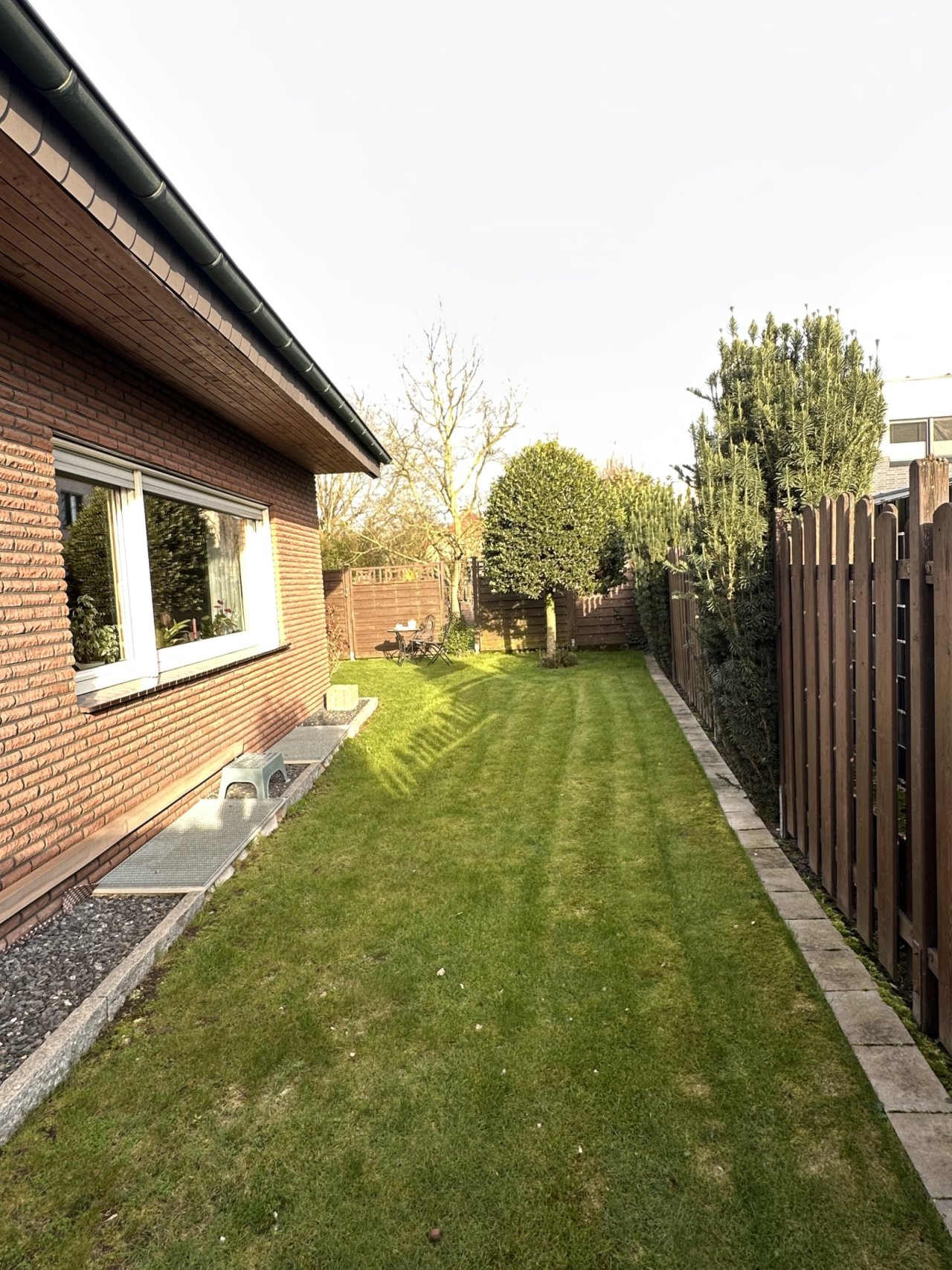 Garten mit Blick Richtung Süden