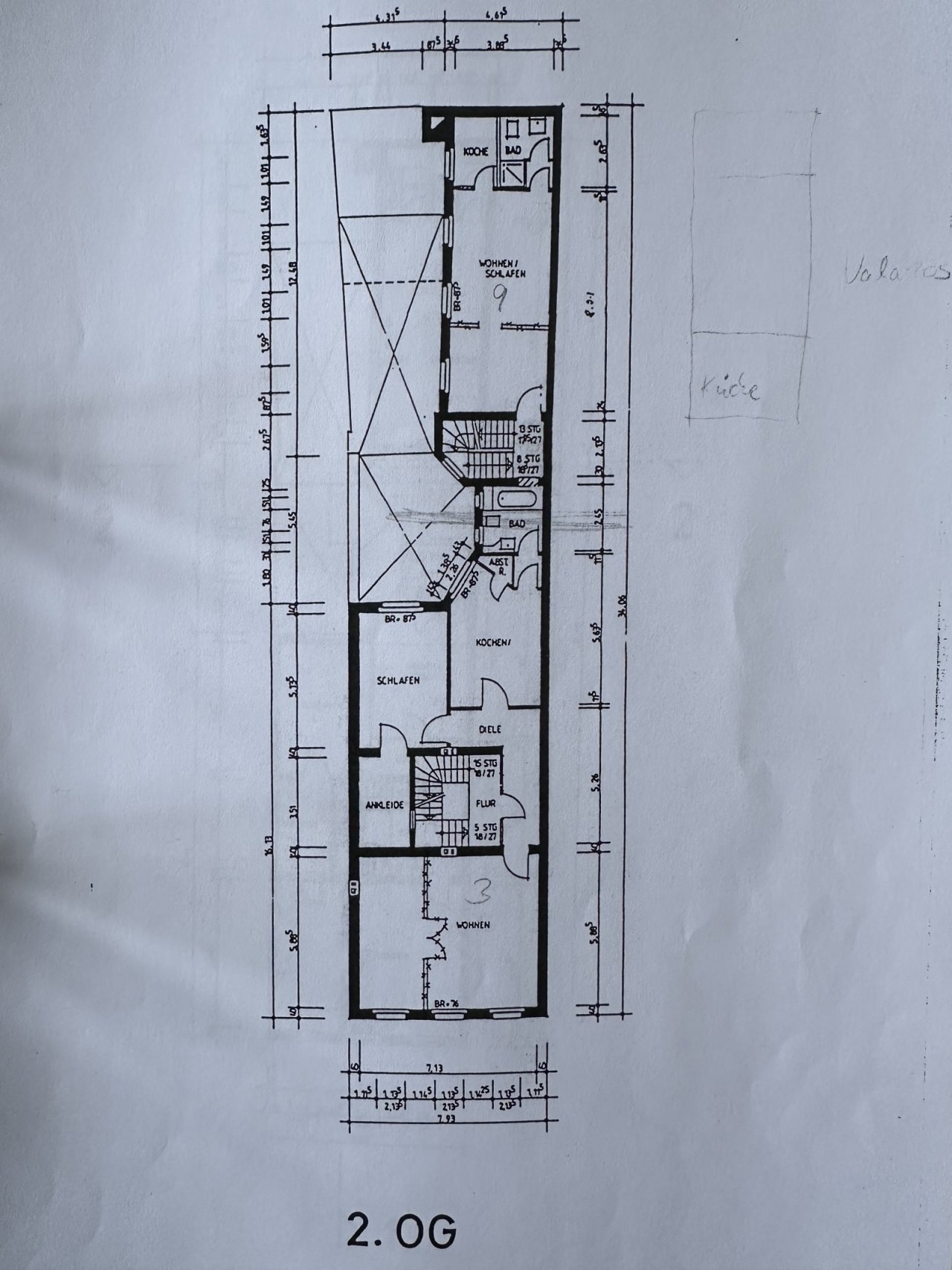 Grundriss I.OG und II. OG